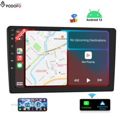 10 inch Android 13 Car Stereo Radio Carplay GPS Nav Double Din WIFI Touch Screen