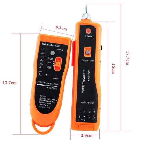 Pro RJ45 RJ11 Telephone/Phone Wire Tracker Tracer Ethernet LAN Network Cable FDA