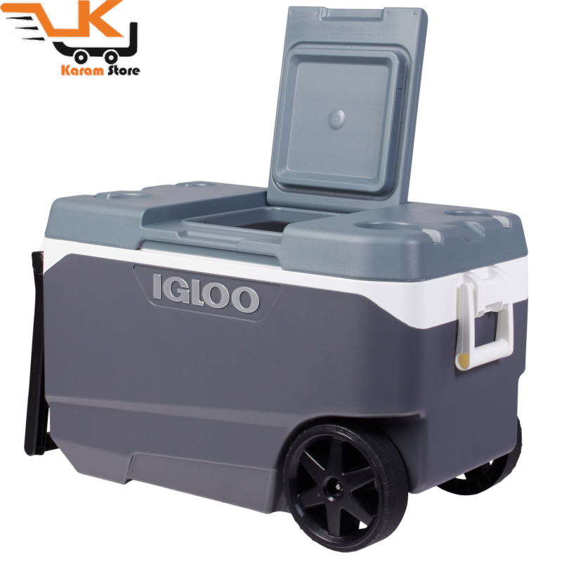 Igloo 90-Quart Maxcold Latitude Flip and Tow Wheeled Cooler
