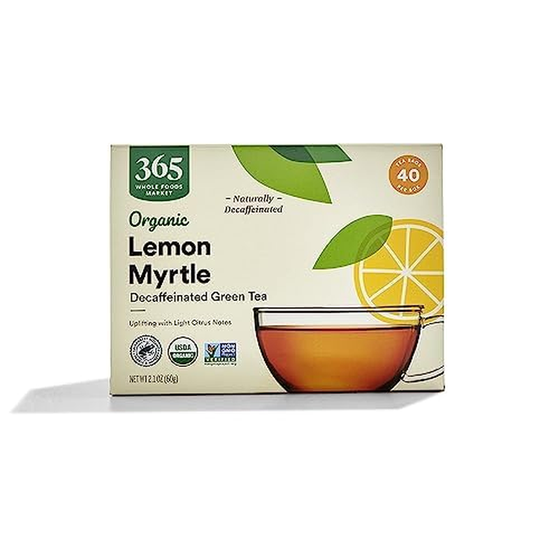 Green With Lemon Myrtle Decaf Organic, 40 Count