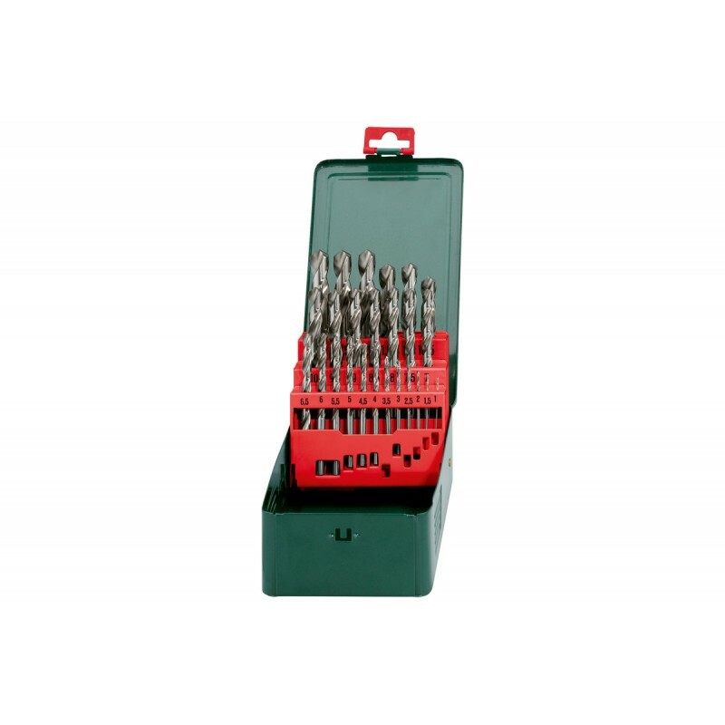 Set Kit 25 Punte Per Trapano Per Metallo Da 1 a 13mm Hss Drill Bit Set sus