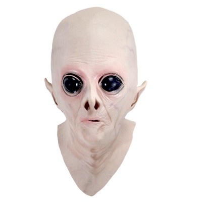 Halloween Creepy Latex UFO Alien Head Mask S1Z5