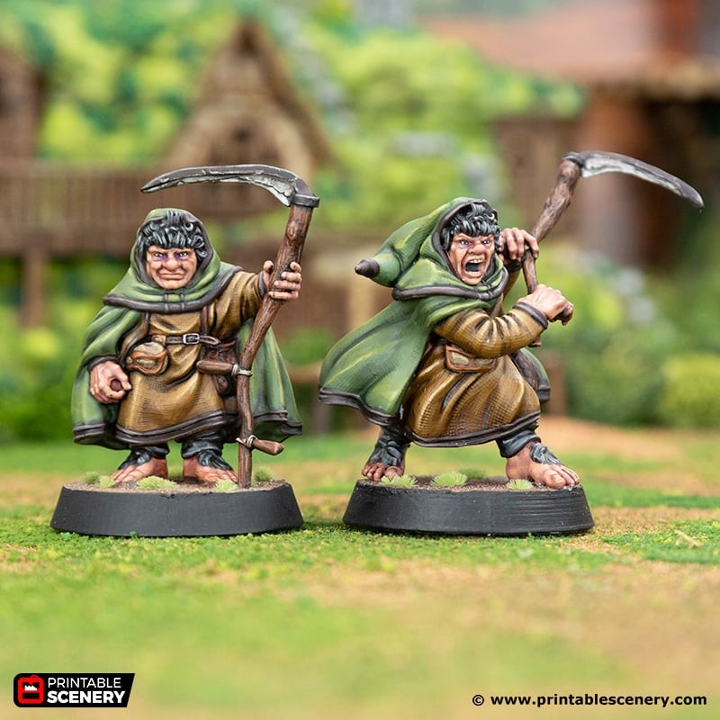 2 Fantasy Grover Stumpley – 28mm Scale | Printable Scenery