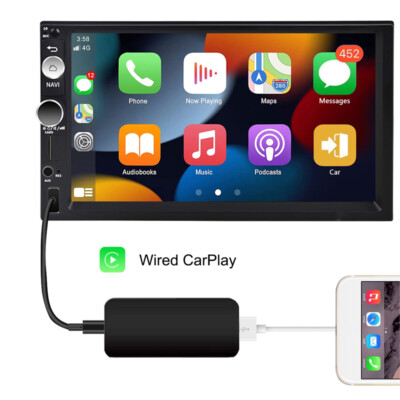 USB Carplay Dongle Adapter Mirror Link for iPhone, Android Car Navigation Player