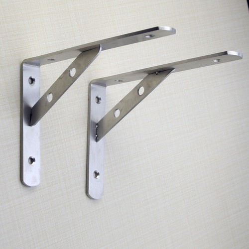 2pcs Set Stainless Steel 6 8 Angle Shelf Bracket Countertop