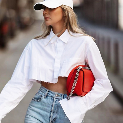 Chemise ete manche longue sales
