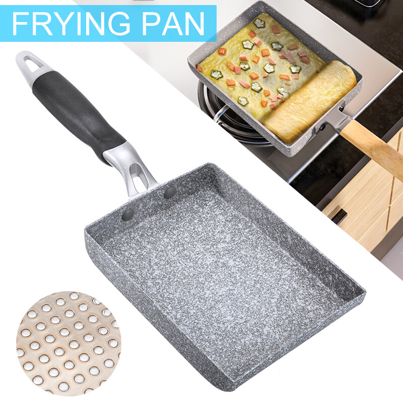 Tamagoyaki Rechteckige Japanische Pfanne Grill Bratpfanne Omelett Eierpfanne Pan