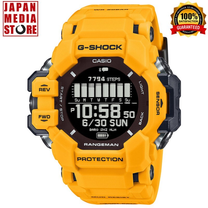 Pre-owned Casio G-shock Gpr-h1000-9jr Rangeman Master Of Bluetooth Gps Sport Men Watch