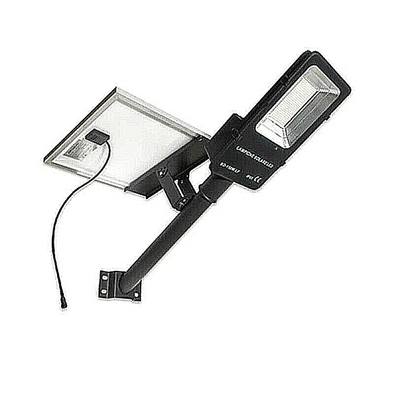 Lampione Faro Giardino Stradale Crepuscolare con Pannello Solare SO-200W-LF uni