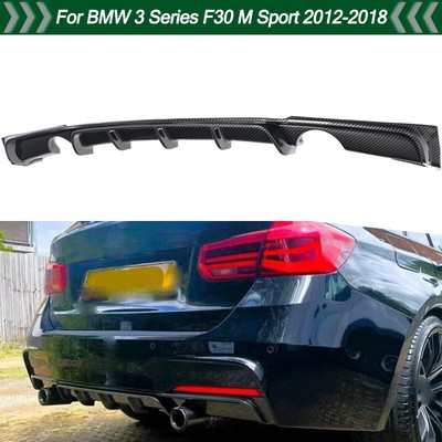Fit For BMW F30 3 Series M Sport Sedan 2012-2018 Lower Rear Bumper Diffuser Lip