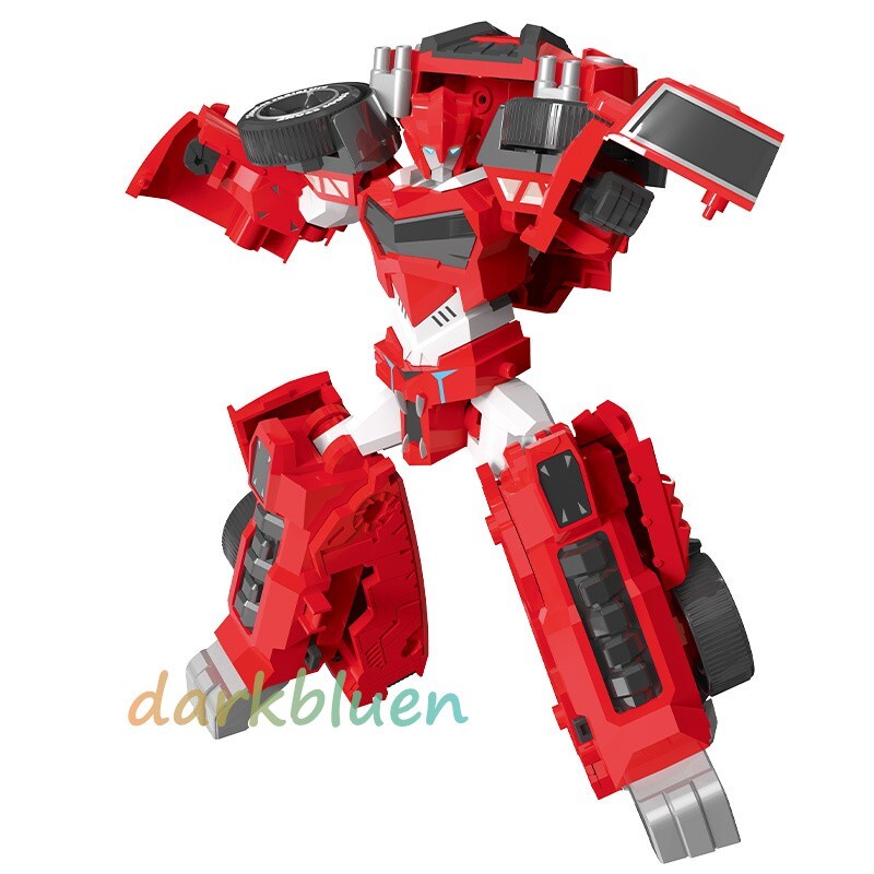 Tobot V GD LEON ROVER Red Car Transforming Robot Vehicle Action Toy 7.7"