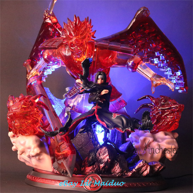 Details About Naruto Uchiha Itachi Statue Figurine Resin Model Gk Not Cartoon World Studio Cw