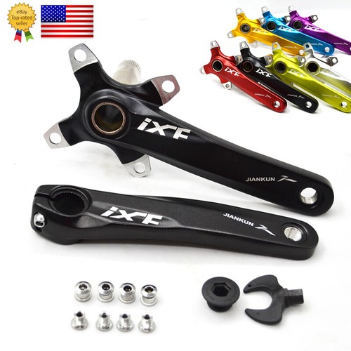 Bike Crank Arm 170mm Aluminium MTB fit Single Double Triple Chainring 104/64 BCD