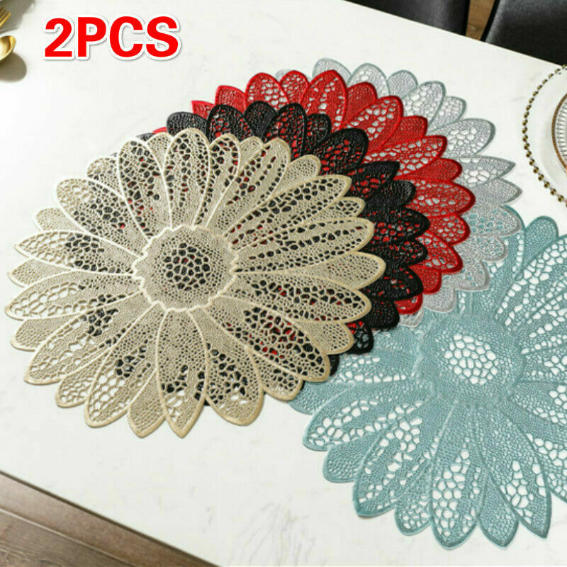 2-x-dinner-table-placemat-pvc-hollow-out-coffee-mats-cup-coasters-bowl-pads