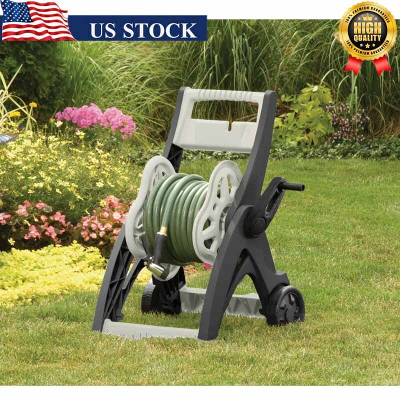 Garden 175 ft. Hosemobile Hose Reel Cart Outdoor Water Hose Holder Free Standing