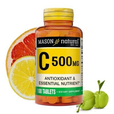 Vitamin C 500 Mg - Supports Healthy Immune System, Antioxidant and Essential