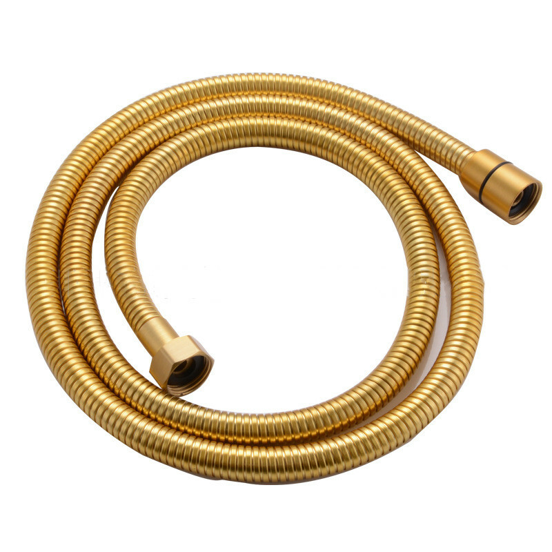 Brushed Gold 1.5m Stainless steel Shower hose For Handheld Shower head