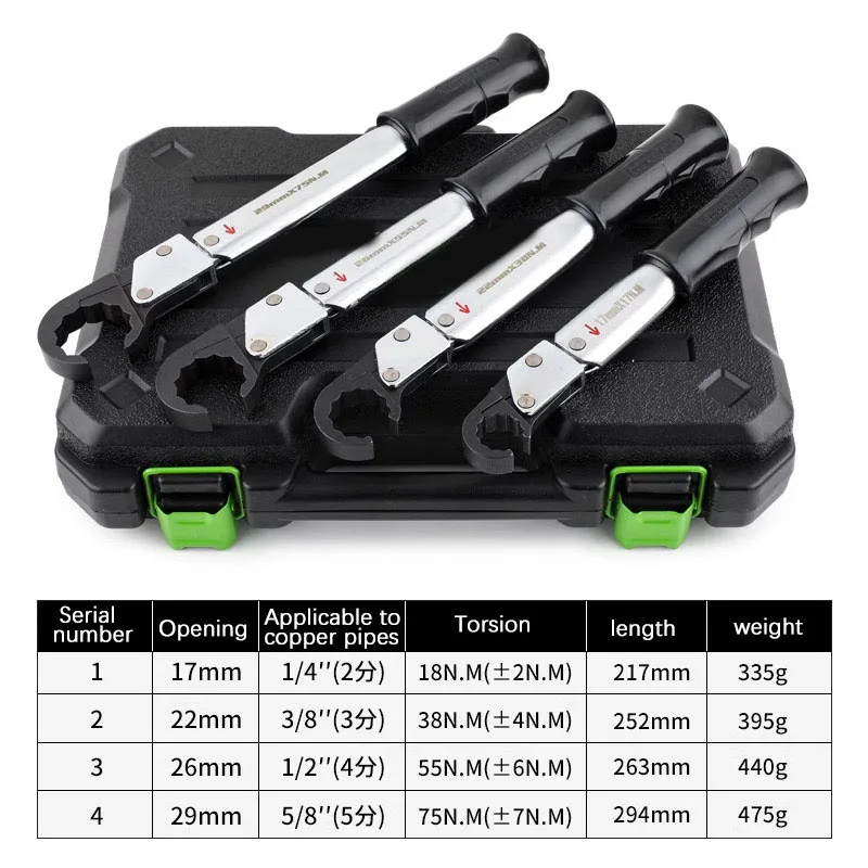 ST-02L Ratchet Torque Wrench Set High-Precision Open-Type Wrench Spark Plug Air