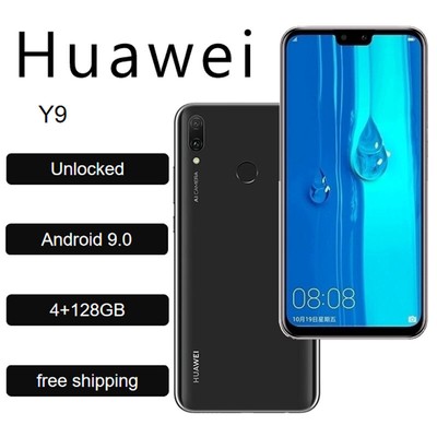 Huawei Y9 128GB 4000mAh Unlocked Android 9.0 13MP Global Dual Camera