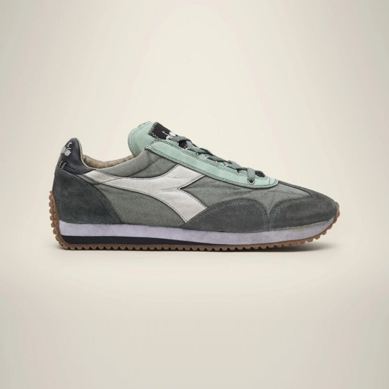 

Обувь Diadora Heritage EQUIPE H Dirty Stone Wash Ages Sneaker Unisex Green Limo, Limo green