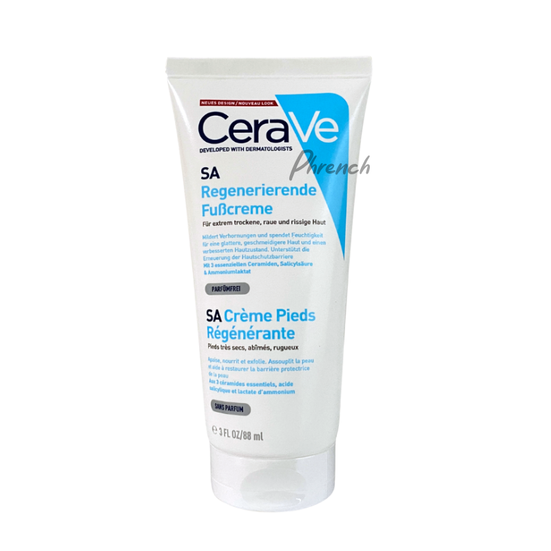 CeraVe Renewing SA Foot Creme 3 fl.oz. 88ml SEALED Exp.05/2025