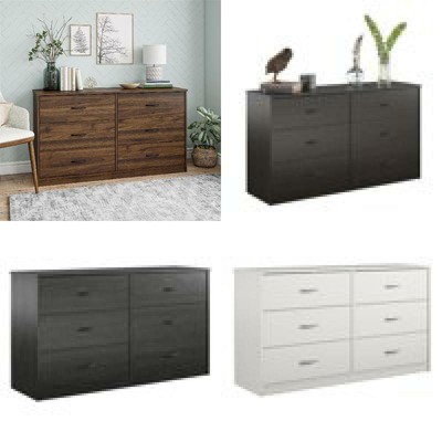 Prepac Oak Edenvale 6 Drawer Dresser For Sale Online Ebay