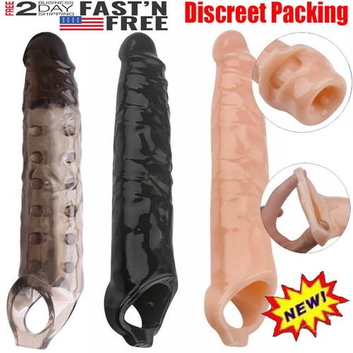 11" Huge-Penis-Extender-Sleeve-Extension-Male-Large-Cock-Girth-Enhancer-Enlarger 11" Huge-Penis-Extender-Sleeve-Extension-Male-Large-Cock-Girth-Enhancer-Enlarger