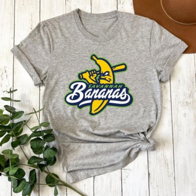 New Savannah Bananas Short Sleeve Tshirt Sport Gift Fans
