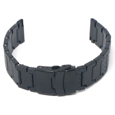 StrapsCo Composite Carbon Fiber Replacement Watch Band - 20mm 22mm