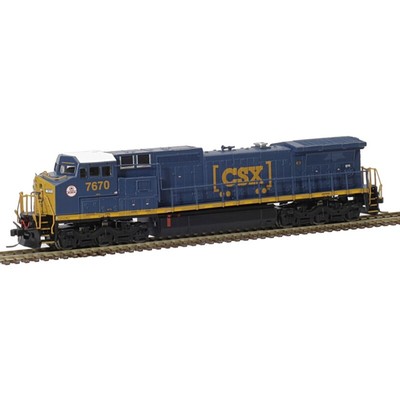 Atlas N Scale N Dash 8-40 CW Locomotive CSX Item# 40004219 Road #7670