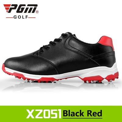 Pgm Waterproof Lace Up Men Golf Shoes Anti-slip Breathable Soft Sports Sneakers