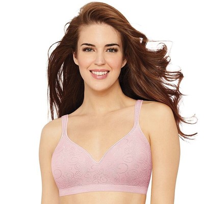 Bali HUSH PINK SWIRL Bali Comfort Revolution Seamless Bra, US 40D, UK 40D