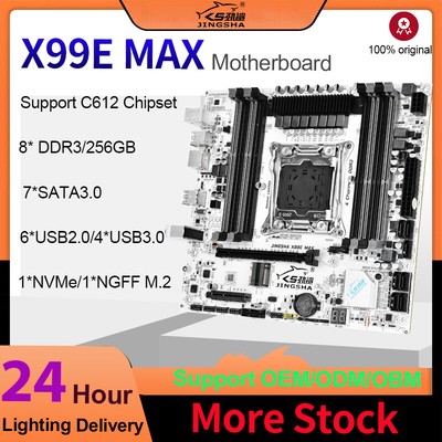 X99 Motherboard LGA 2011-3 DDR3 RAM M.2 SATA3.0 C612 Chipset For Xeon E5 V3 CPU