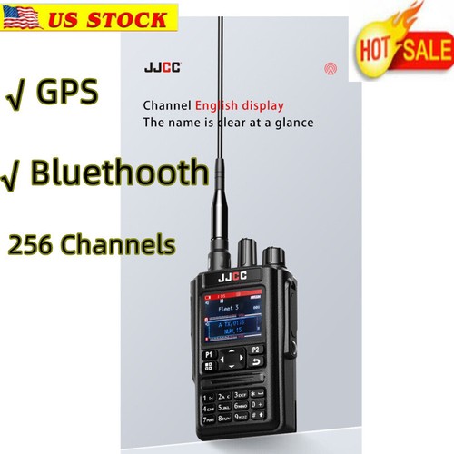 GPS DTMF Full Band Walkie Talkie Transceiver 2-Way Radio 512 Channels Bluethooth