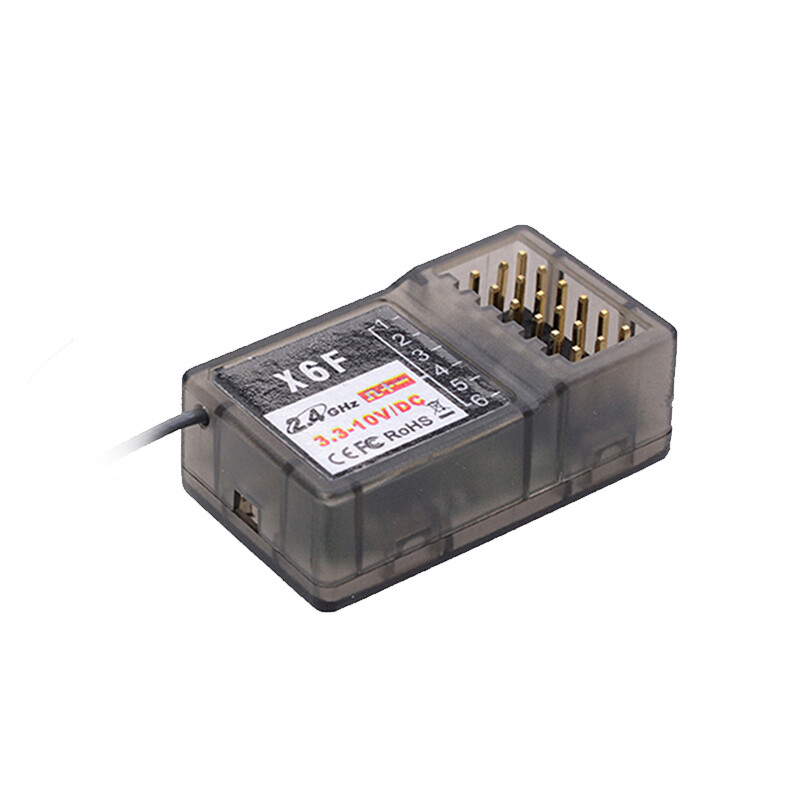 DUMBORC X6FG 2.4G 6CH Radio Control Receiver Gyro for RC X6 Transmitter Car Boat