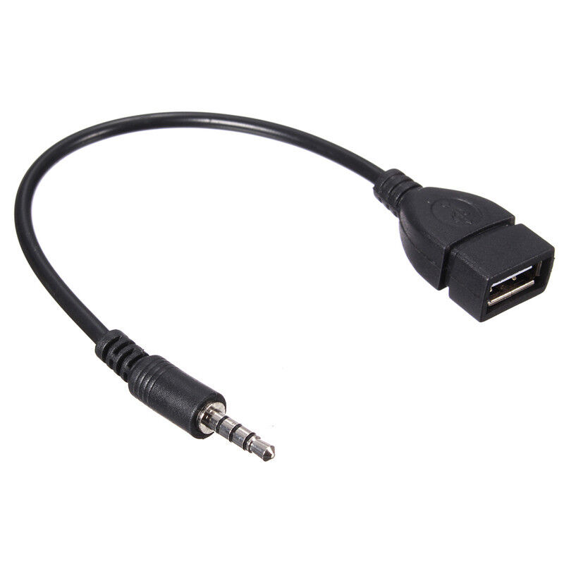 3 5mm stecker audio aux jack auf usb 2 0 typ a buchse otg konverter
