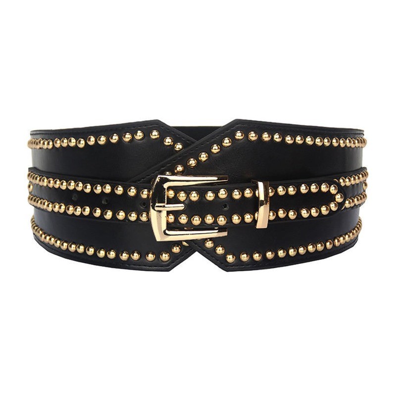 lady-elastic-wide-punk-style-studded-belt-faux-pu-leather-rivet-cinch-waist-belt