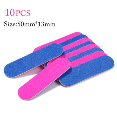 10/20/50/100pcs Mini Double Side Nail Files Sanding Buffer Block Nail Art Tools