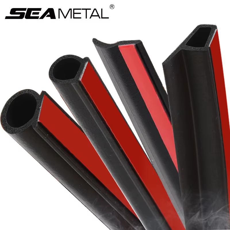 Car Door Seal Strip Auto Stickers Rubber D Z P Type Noise Insulation Anti-Dust S
