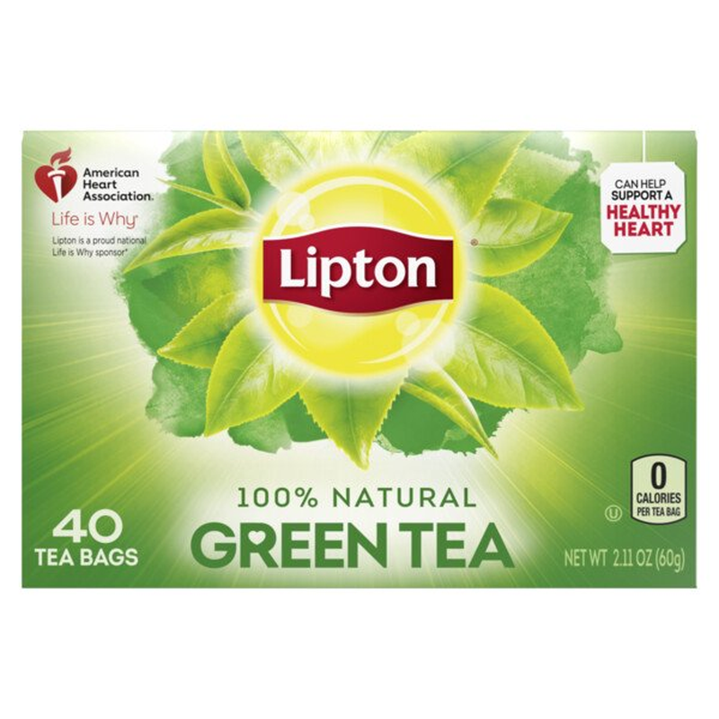 , Caffeinated, Tea Bags 40 Count Box