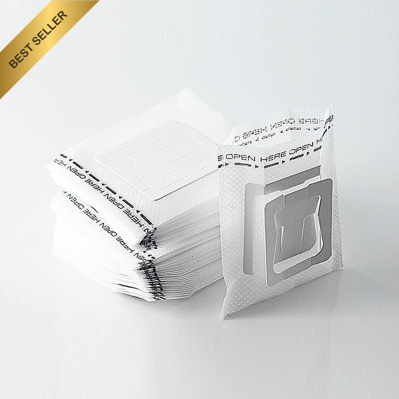 50Pcs Hanging Ear Drip Coffee Filter Paper Disposable Single Serve Portable