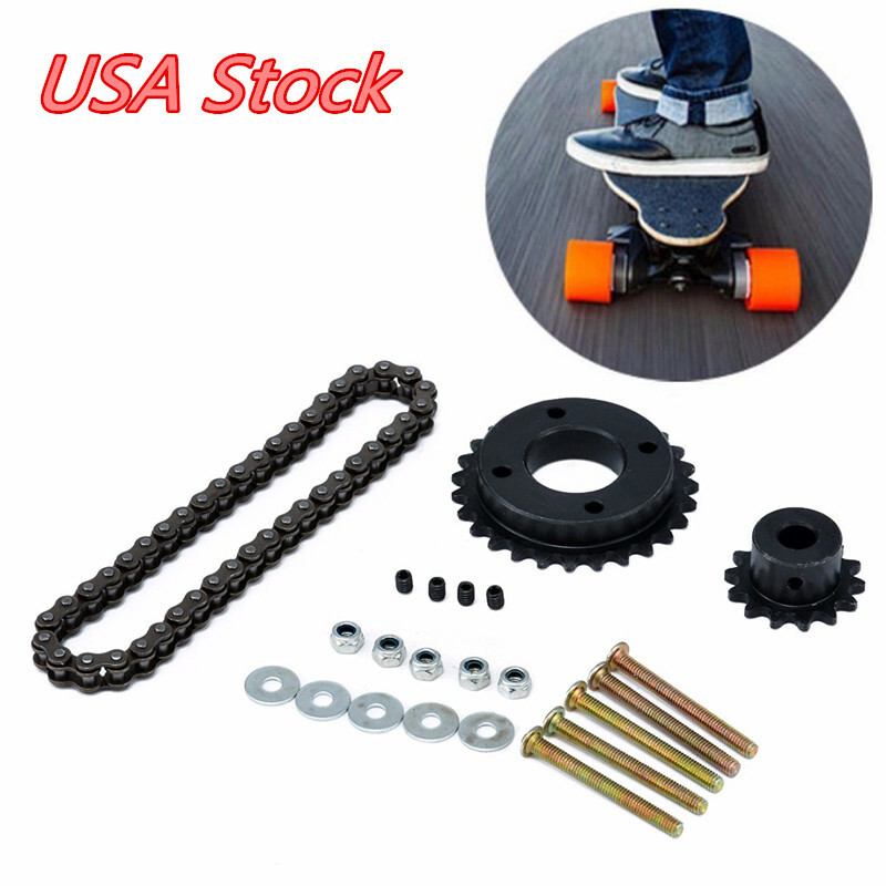 Electric Skateboard Replace Parts Sprocket Chain Wheel DIY S