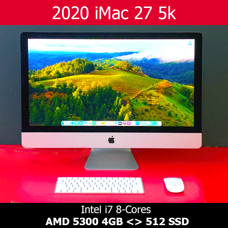 さ*ら様 iMac 5K 27-2020 Core i7 64GB/SSD 51 2020 iMac 27 Inch 5K | 3.8 GHz 8-Core i7 | 512GB SSD | 64GB