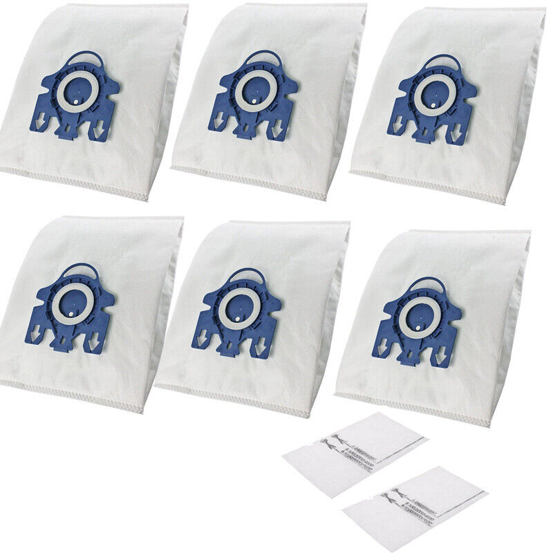 6 Vacuum Cleaner Dust Bags 4 Filter For Miele GN Hoover Complete C2 C3 Cat n Dog