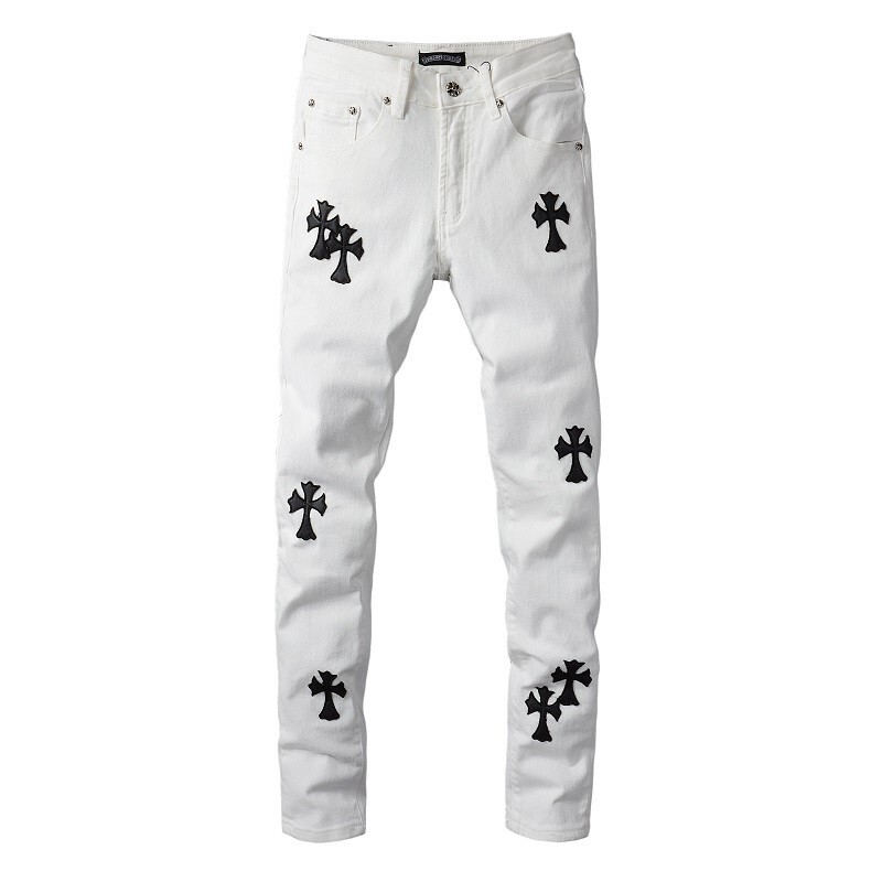 Pre-owned Chrome Hearts White Wash X Levi's Cemetery Cross
