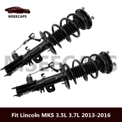 2X Front Shock Struts Assembly w/Electronic Fit Lincoln MKS 3.5L 3.7L 2013-2016
