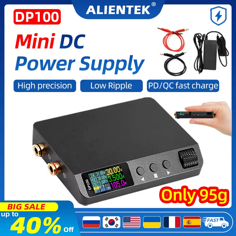 DC Power Supply DP100 Lab Power Supply Adjustable 30V 5A switching power supply