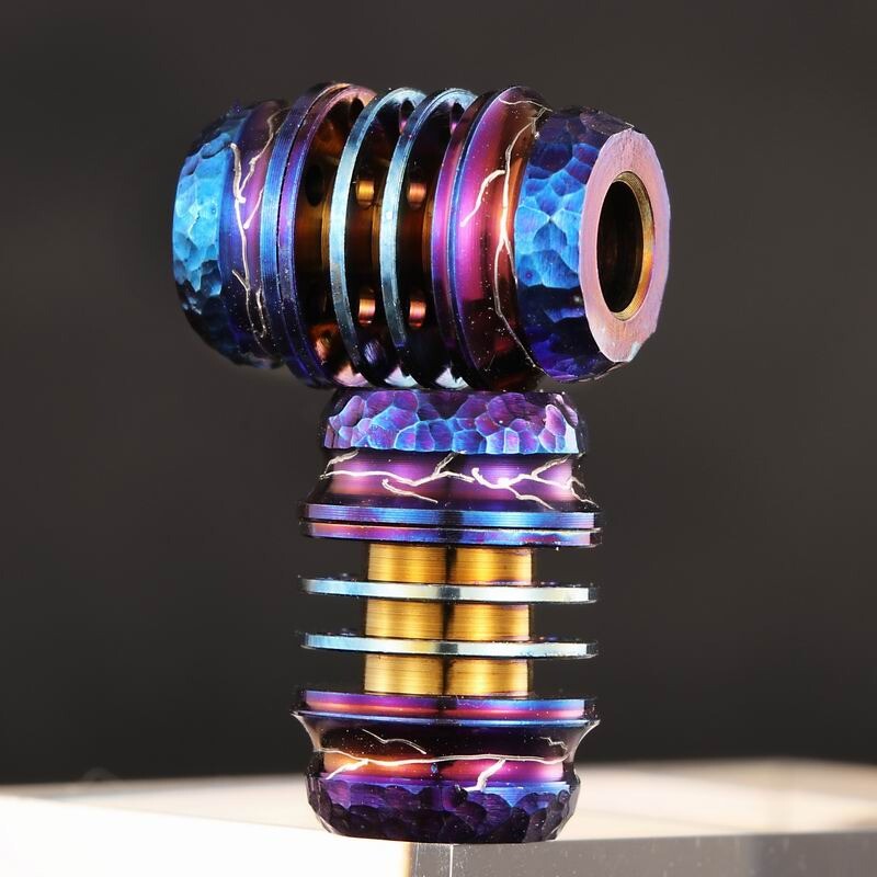 Handmade Titanium Knife Lanyard Bead Paracord Necklace Pendant Bracelet DIY EDC