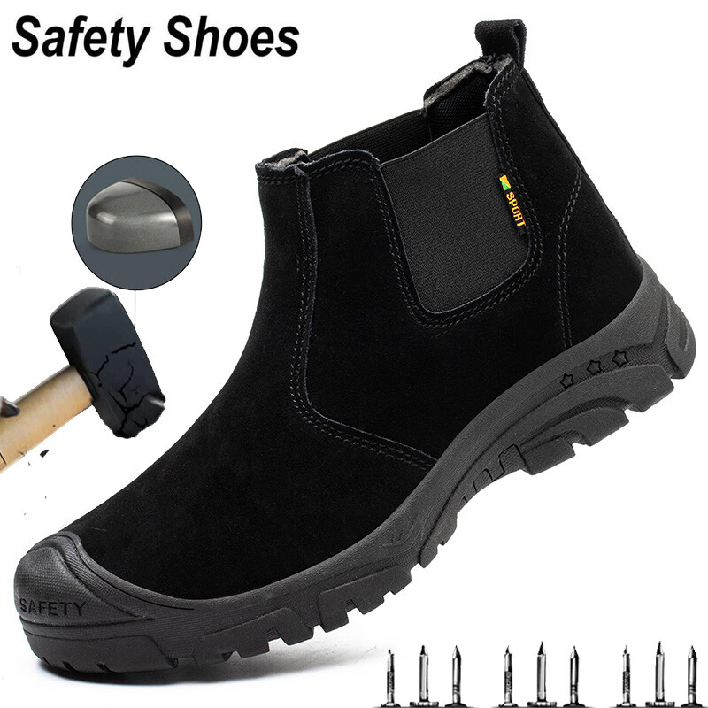 Boots Indestructible Safety Work Shoes Steel Toe Boots Sneakers Men