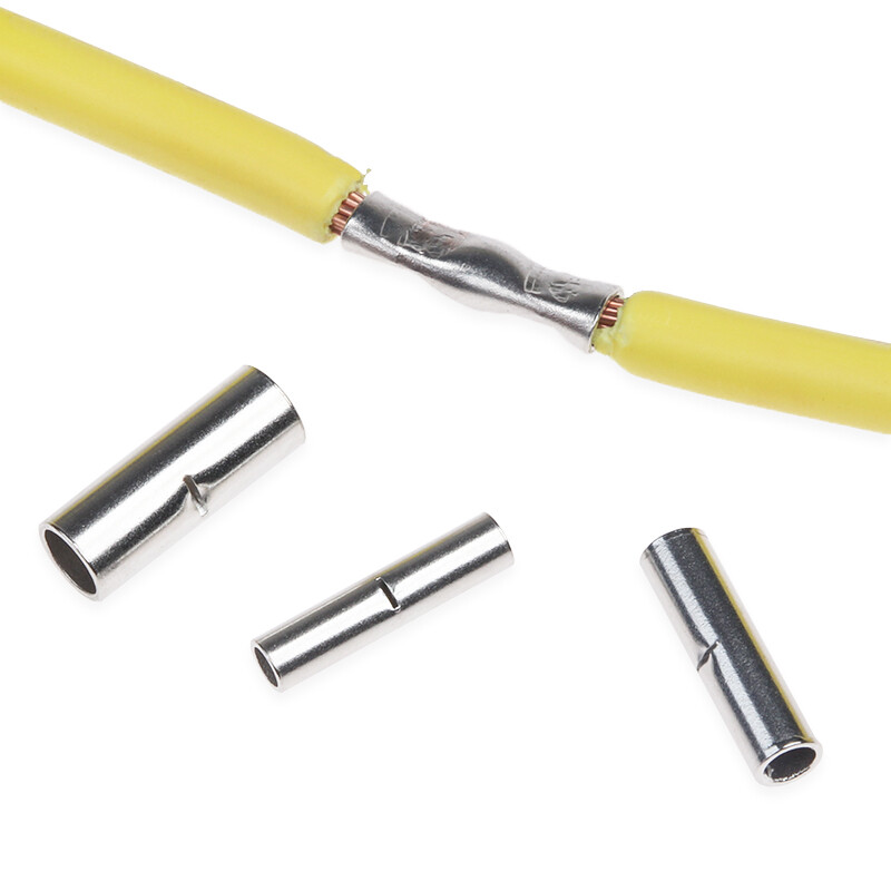 280Pcs Ferrule Crimp Wire Terminal Bare Copper Splice Butt Connectors